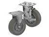 STAINLESS STEEL CASTERS - THERMO-RUBBER WHEELS