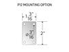 LIGHT-DUTY TOP PLATE CASTERS - POLYOLEFIN WHEELS - CAPACITIES UP TO 150 LBS.