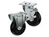 ZINC PLATED CASTERS - POLYOLEFIN WHEELS