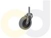 THREADED STEM CASTERS - THERMO-URETHANE WHEELS
