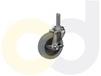 THREADED STEM CASTERS - THERMO-URETHANE WHEELS