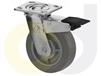 STAINLESS STEEL CASTERS - THERMO-RUBBER WHEELS