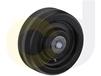 ZINC PLATED KINGPINLESS CASTER- PHENOLIC WHEELS