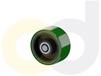 ZINC PLATED CASTERS - POLY ON CAST IRON WHEELS