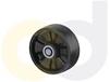 ZINC PLATED CASTERS - GLASS-FILLED NYLON WHEELS