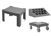 COMPARTMENT BOX SLIDE RACK BASES AND BIN TOPPER