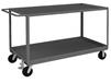 2 SHELF STOCK TRUCKS WITH FLOOR LOCK