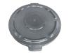 CRUSADER ROUND TRASH CANS - LIDS &amp; DOLLY