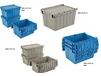 ATTACHED LID TOTES