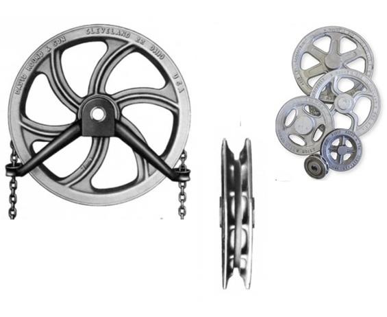 DAVID ROUND CHAIN SHEAVES &amp; LOAD WHEELS