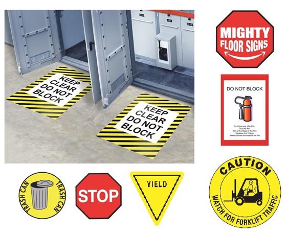 MIGHTY FLOOR SIGNS