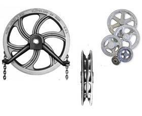 DAVID ROUND CHAIN SHEAVES &amp; LOAD WHEELS