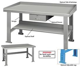 MAPLE TOP INDUSTRIAL WORK BENCHES