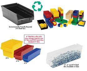 8&quot; HIGH ECONOMY SHELF BINS