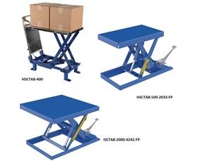FOOT PUMP SCISSOR LIFT TABLES