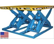 MAX-LIFT SCISSOR LIFT TABLE DOUBLE WIDE