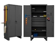 HEAVY DUTY CABINET WITH SHELVES & DRAWERS