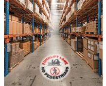 LED SIGN PROJECTOR: FORKLIFT LANE- NO PEDESTRIANS