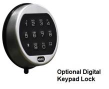 MEDICAL GAS STORAGE CABINET CASTERS & LOCK